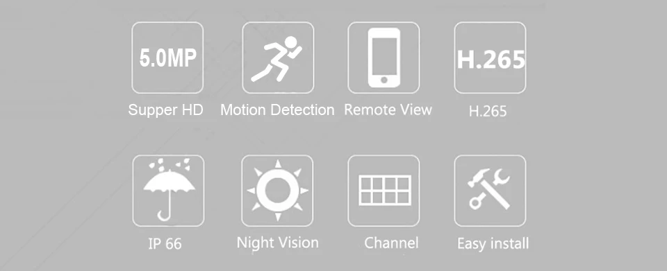 BFMore H.265 5.0MP POE + аудио 4CH NVR комплект видеонаблюдения Системы IP Камера P2P ИК IP66 Всепогодный видеонаблюдения комплект почтовое аварийное