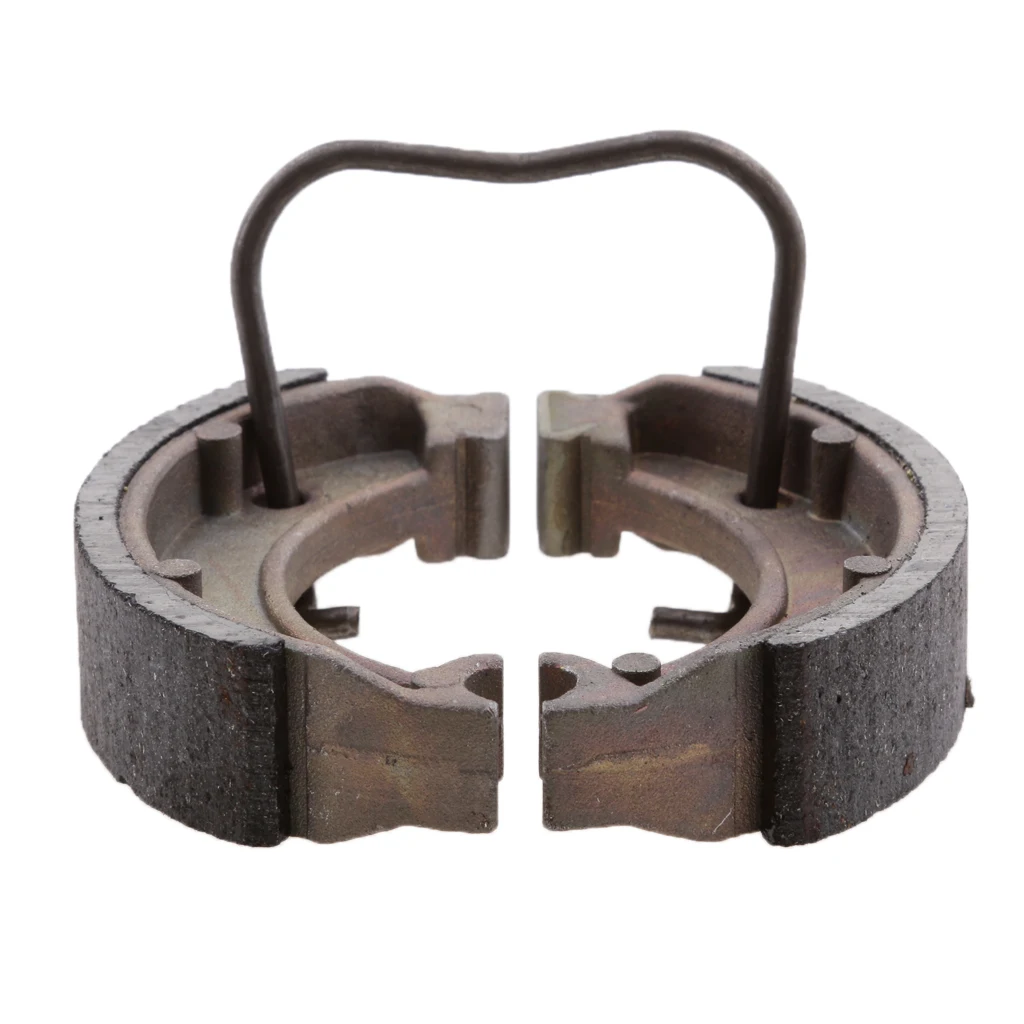 1 Pcs Motorcycle Front Rear Wheel Brake Pad Shoe Kit For Yamaha PW 50 Y-Zinger 1981-2009 Etc Maximum Braking Performance 