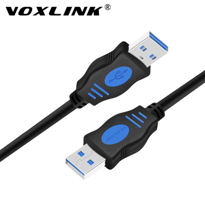

VOXLINK USB to USB Extension Cable USB 2.0 Male to Male Extend Cable External hard drive cable Adapter For Radiator Hard Disk