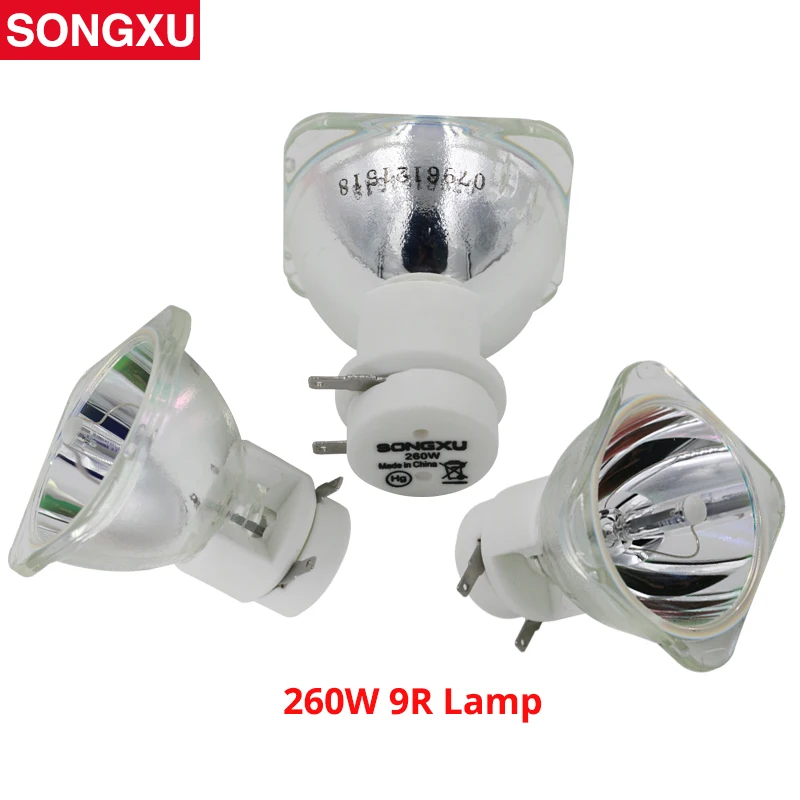 Лампа 2R 5R 7R 9R 10R 15R 17R для сценического освещения пучка движущихся лампочка для налобного фонаря Шарпи пучка движущихся лампочка для налобного фонаря/SX-AC028 - Цвет: 260W 9R Lamp