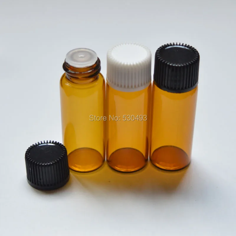Buy Fashion 5ml Amber Glass Bottle with Orifice
