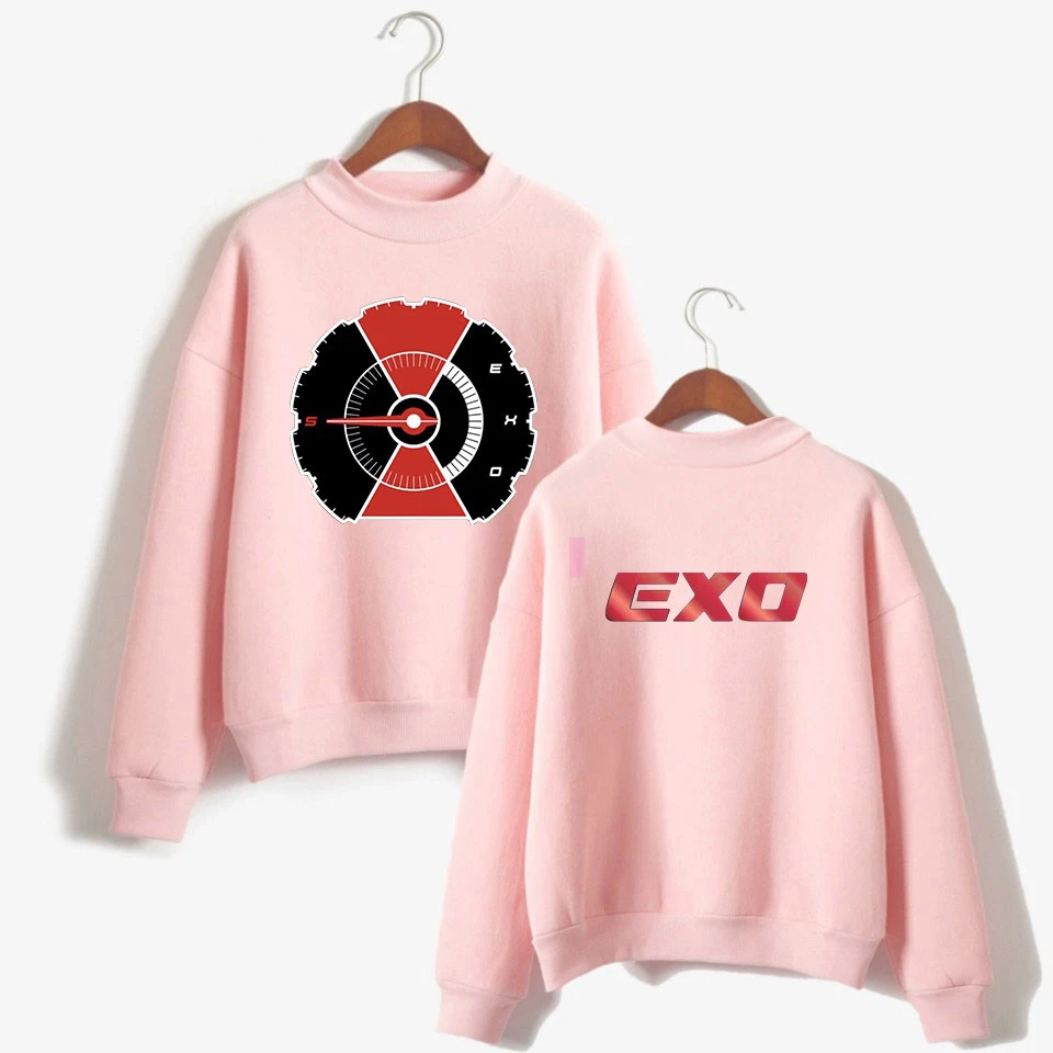 EXO Kpop принтованные водолазки для женщин/мужчин с длинным рукавом модные стильные толстовки 2018 горячая распродажа Повседневная Уличная