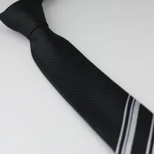 LAMMULIN Новинка мужские галстуки черные пледы/клетка с серебряными диагональные полосы тканый галстук узкий галстук свадебный корбата 6 см