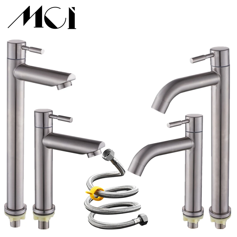 304 Stainless Steel Single Cold Quickly Open Type Kitchen & Basin