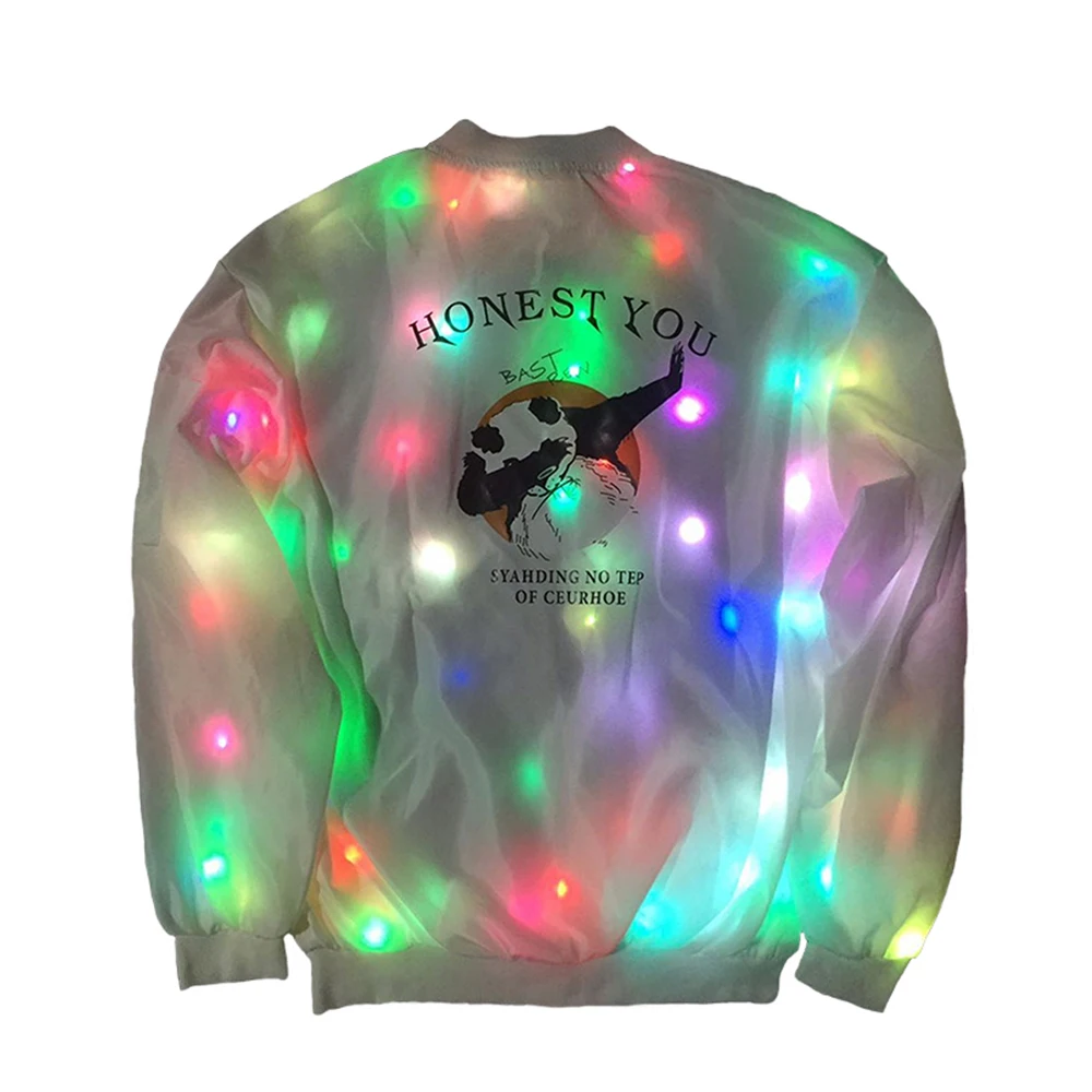 

Men or Women Light up Costume LED Hoodies Jacket waterproof LED013