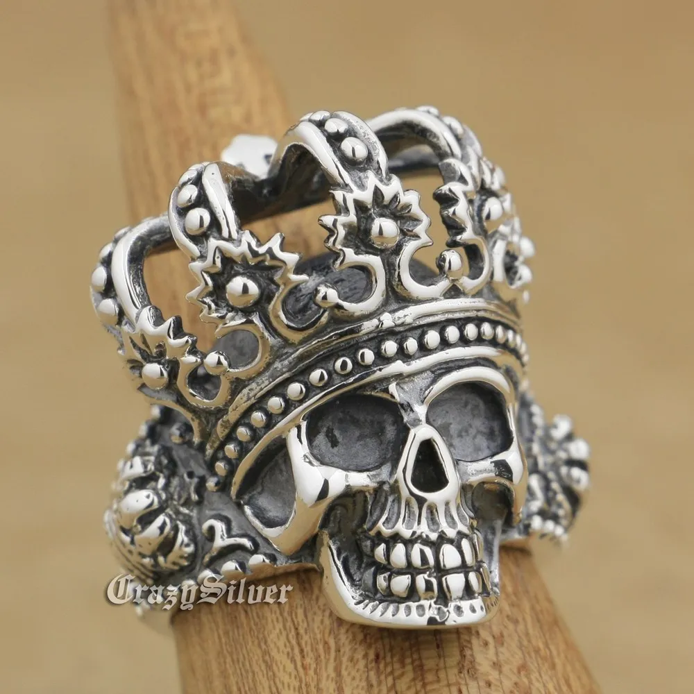 Skull Ring Crown Skull Ring Crown