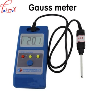 

New gauss meter magnetic field strength detector WT10A liquid crystal handheld gauss meter flux meter 1pc