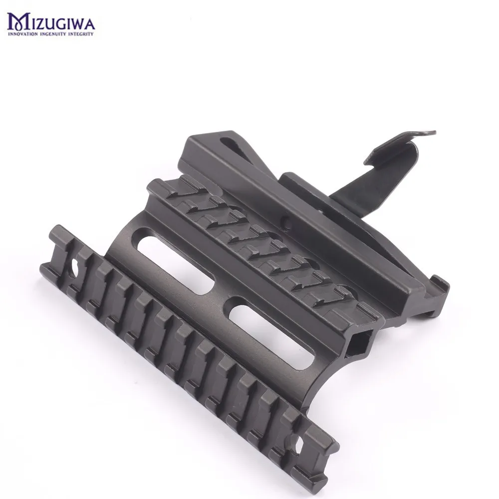 الصيد AK السلسله السكك الحديدية الجانب Dual الأوفست السكك الحديدية مصغرة الناهض كتلة جبل QD 20 مللي متر فصل ويفر السكك الحديدية بندقية ليزر نطاق ...