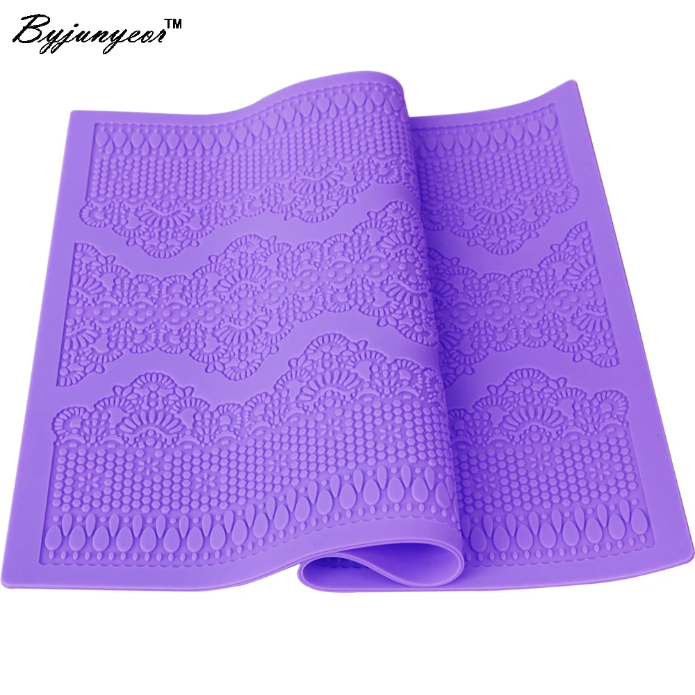 Byjunyeor LMB 001 Sugar Baking Silicone Mat Fondant Cake Decorating
