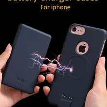 Горячая Распродажа, чехол для внешнего зарядного устройства 4000 мАч/5000 мАч для iPhone 6/6s/7 plus, чехол для зарядного устройства, чехол для внешнего зарядного устройства