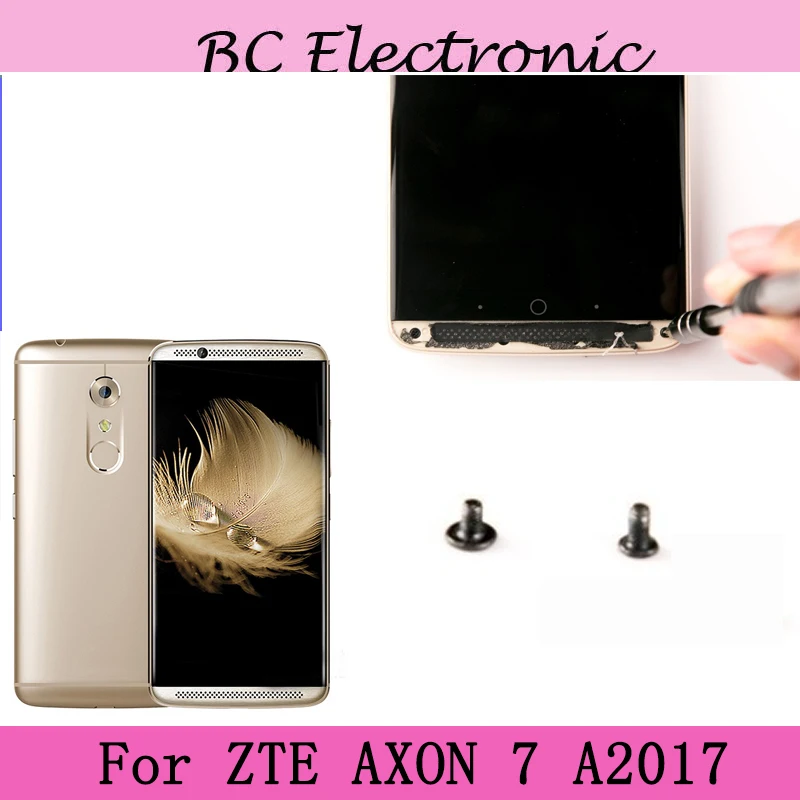 4PCS On back Camera Glass Cover Dock Screws Housing Screw For ZTE AXON 7 AXON7 A2017 A 2017 |