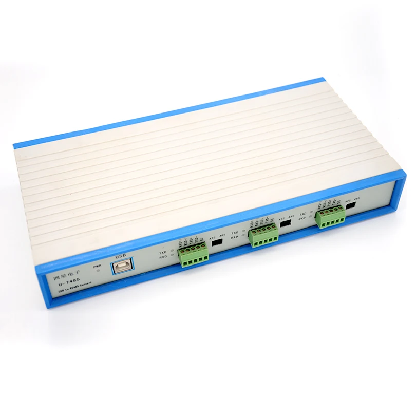 

USB to 7 RS485/422 interfaces with communication indicator Baud rate 300bps ~ 1Mbps adaptive Support various PLC devices