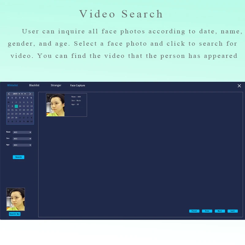  Face Recognition 1080P IP Camera Outdoor Support Onvif 2.8-12 mm Lens Infrared H.265 264 POE Waterp - 33039052460