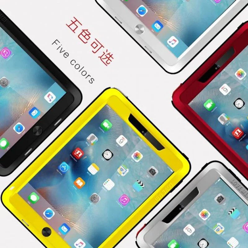 Dirt resistant Anti knock Metal Aluminum Tablet Cases with Gorilla