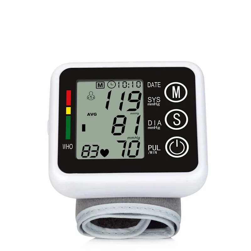 ZOSS latest models Voice broadcast Automatic Wrist Digital Blood Pressure Monitor Tonometer Meter for Measuring and Pulse rate