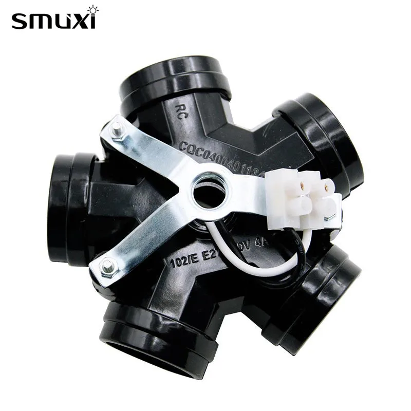 

Smuxi Indoor Lamp 2/3/4/5 Heads E27 Screw Mount Lampholder Bulb Adapter for DIY Ceiling Lights Power Lighting Normal Indoor Lamp