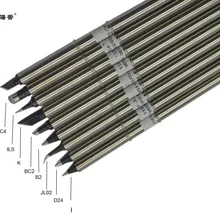 Gudhep высококачественный черный T12 паяльник советы T12-K BC2 D24 C4 JL02 B2 KU I ILS для FX951 FX950 паяльная станция