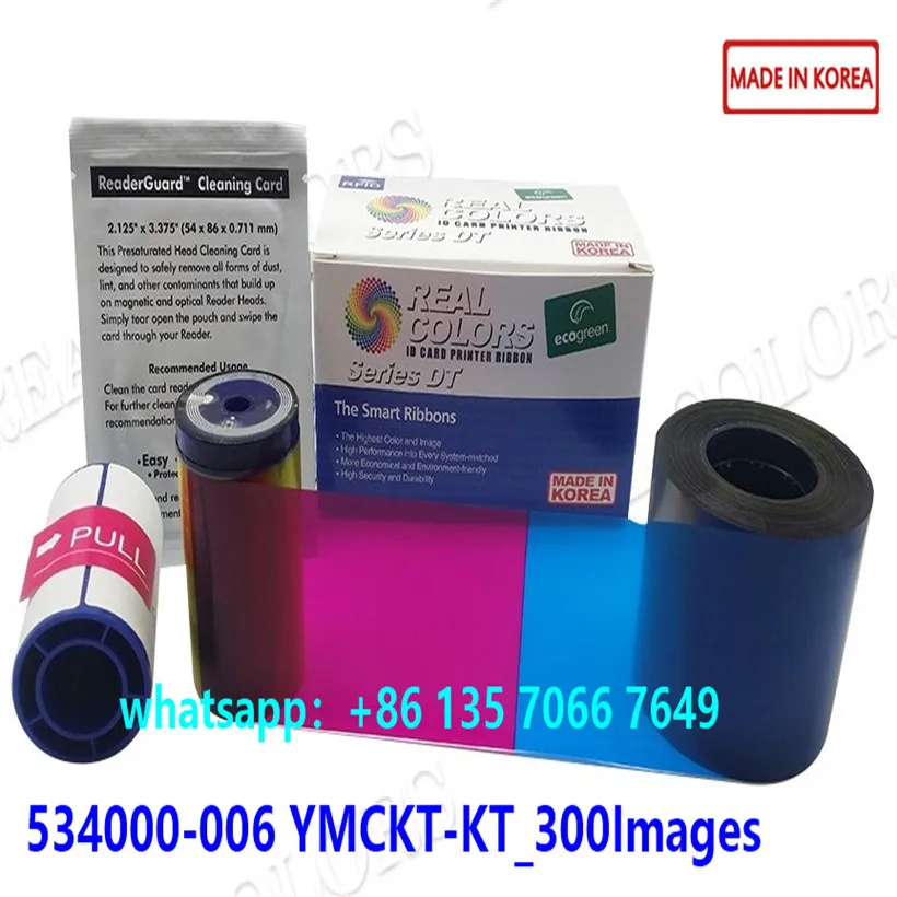 10Pieces Compatible Datacard SD360 Ribbon 534000 006 YMCKT KT 300