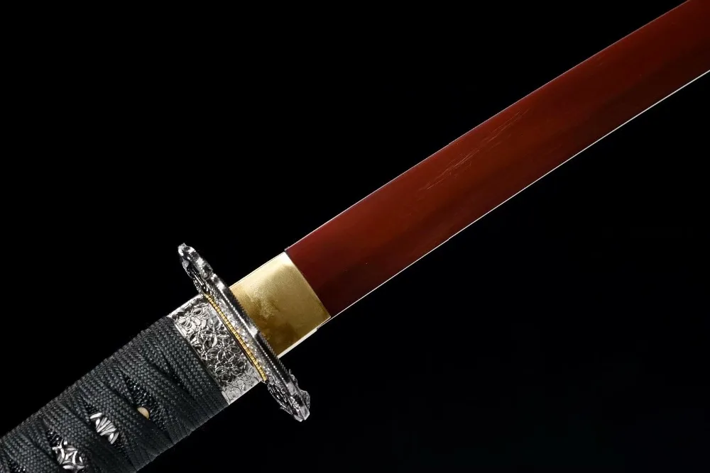 SEKIRO: Shadows Die Twice Wolf Cosplay Replica Sword mortal blade Japanese Game Katana Red High manganese Steel