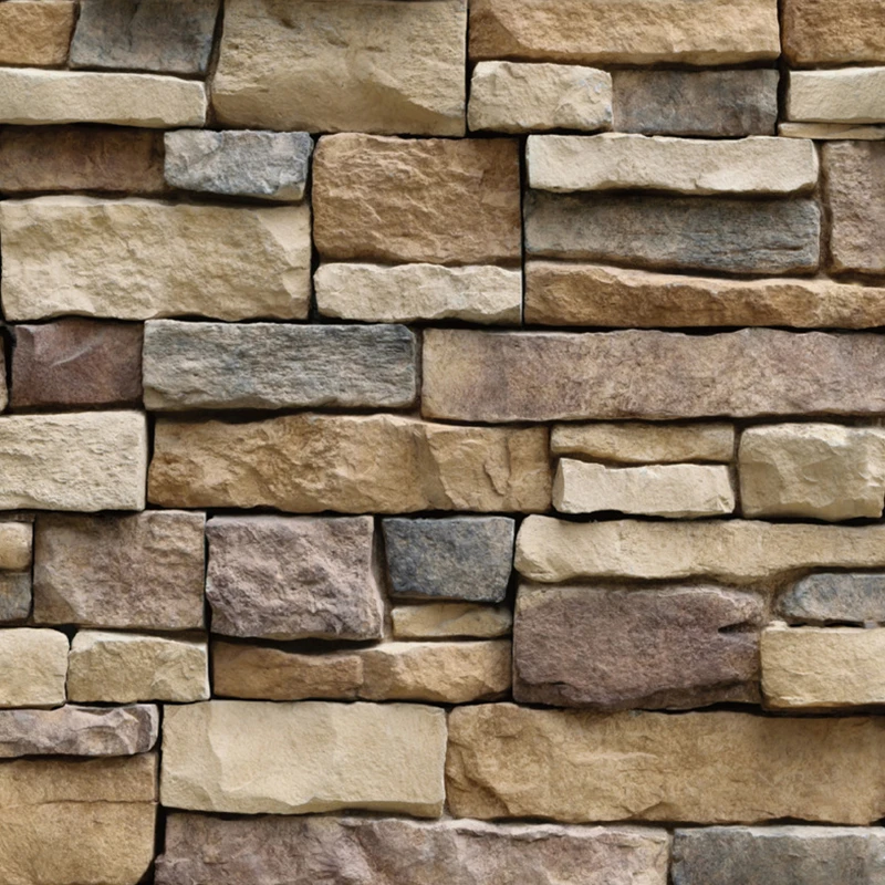 Wallpaper Rock Brick Stone Pattern Diy Wall Stickers Living Brick Stone Pattern Diy Wall Stickers