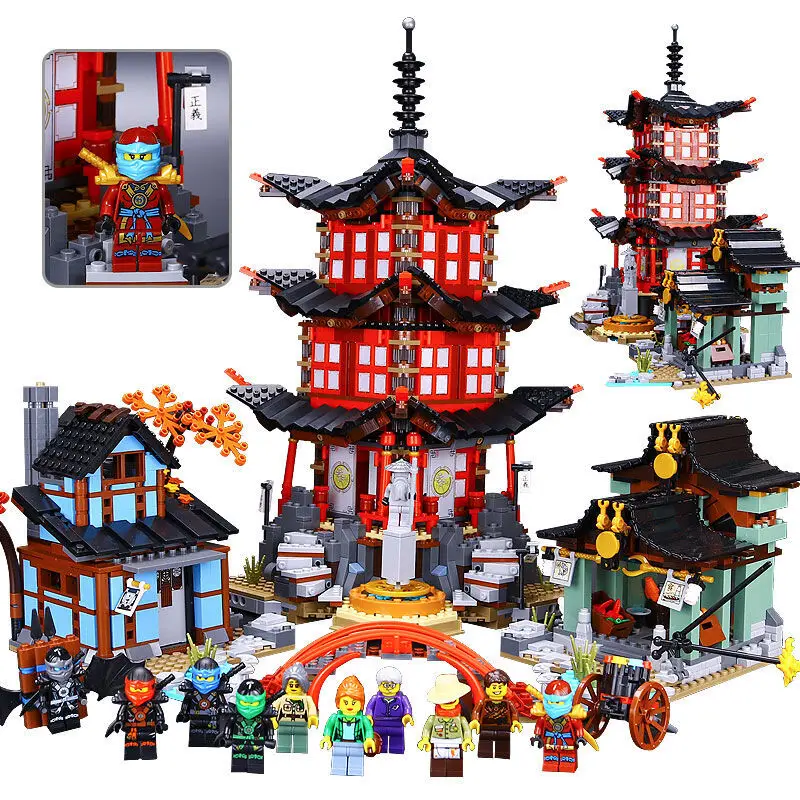 

Compatible with Legoing 70751 Ninja Lepin 06022 blocks Ninja Figure Temple of Airjitzu toys for children building blocks 70603