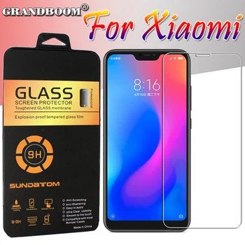 

500pcs 2.5D Tempered Glass Premium Guard For Xiaomi Redmi Redmi 7 6 Pro 5 Plus 5A Toughened Protective Glass With Acrylic Box