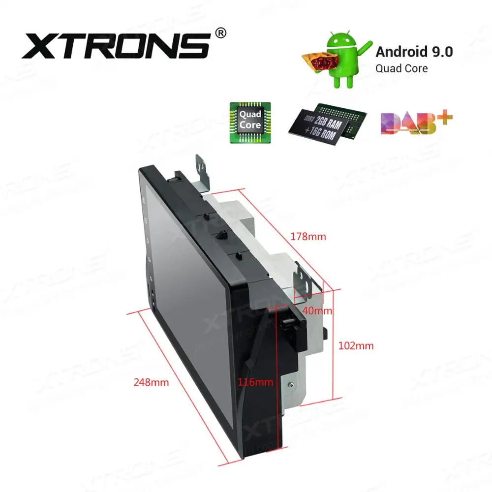 XTRONS " Android 9,0 автомобильный стерео плеер для BMW E46 M3 седан купе Touring Rover 75 MG ZT Plug& Play дизайн gps радио без DVD