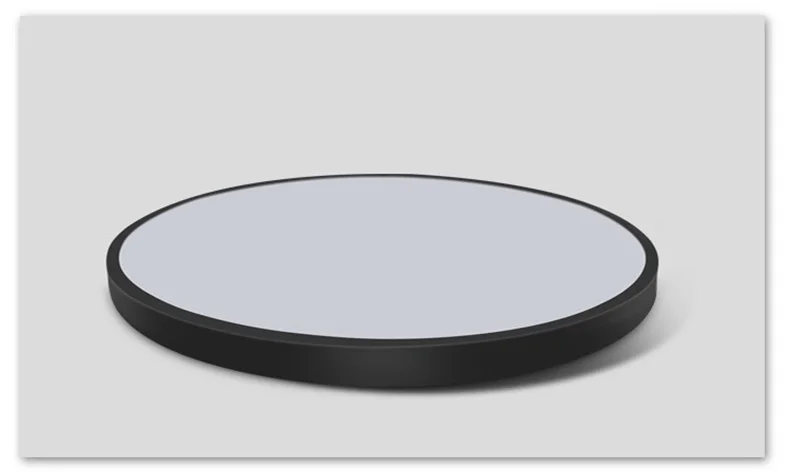 5 см толщина тонкий современный светодиодный белая Потолочная люстра черный диаметр 30 см круглый квадратный потолочный светильник для помещений для кухни прохода коридора