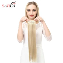 SARLA, 20 дюймов, 24 дюйма, 28 дюймов, синтетические волосы, прямые волосы для наращивания, накладные волосы на заколках, выделяют волосы, высокотемпературное волокно