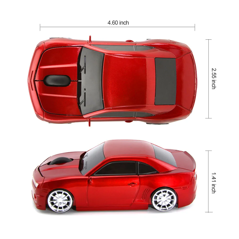 CHYI 2,4 ГГц Беспроводная мышь эргономичная 1600 dpi коллекция классных автомобильных мини-мышей для спортивных машин для компьютера, ПК, ноутбука, рабочего стола