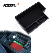 Автомобильный подлокотник коробка для хранения крышка перчатка коробка для Mitsubishi Outlander 2010- черный карман авто аксессуары для салона автомобиля