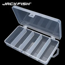 JACKFISH 17*9 см рыболовная коробка блесна из ПВХ коробка для хранения приманки Чехол 5 Отсек Рыболовные снасти инструмент сортировочная коробка для ловли карпа Pesca
