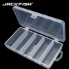 JACKFISH 17*9cm Fishing Box PVC Lure Box Bait Storage Case 5 Compartment Fishing Tackle Tool Sorting Box for Carp Fishing Pesca ► Photo 1/4