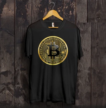 

Bitcoin Logo T Shirt Satoshi Nakamoto Mining Cryptocurrency Money Future Miner Cotton T-Shirt Fashion Free Shipping Top Tee