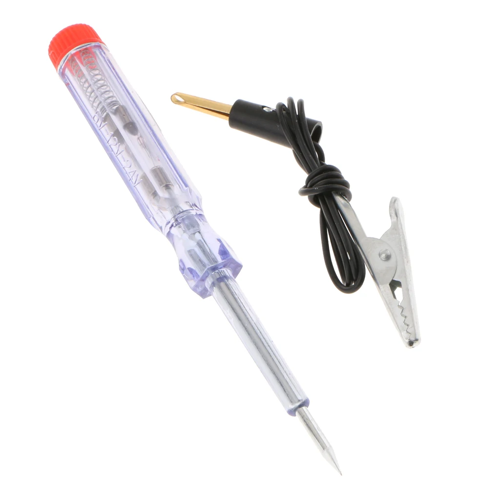 DC 6V-24V Car Circuit Tester Probe Light System Test Probe Lamp Auto Light Lamp Voltage Test Pen Detector 136mm Diagnostic Tool