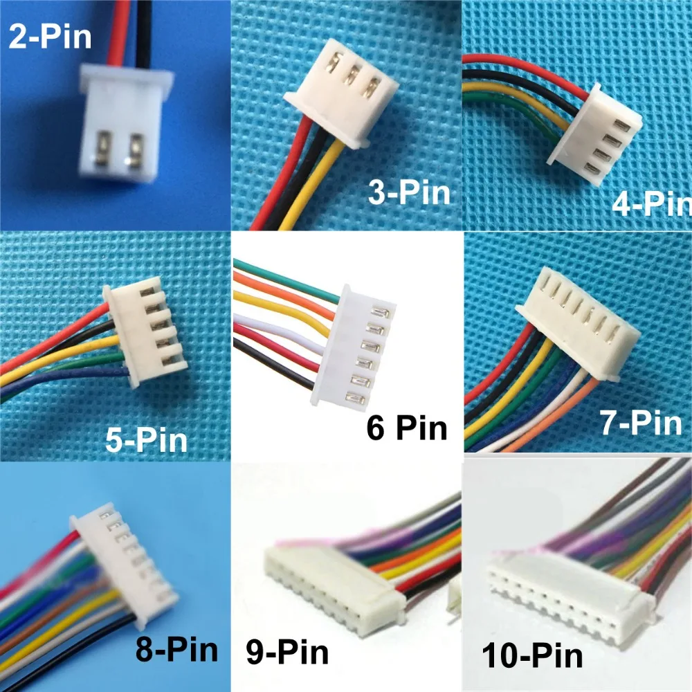 10PCS 3S1P Balance Charger Silicon Cable Wire JST XH Adapter Connector Plug 