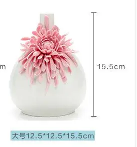 Изысканная маленькая резная ваза для цветов, модная простая розовая декоративная Цветочная ваза - Цвет: C