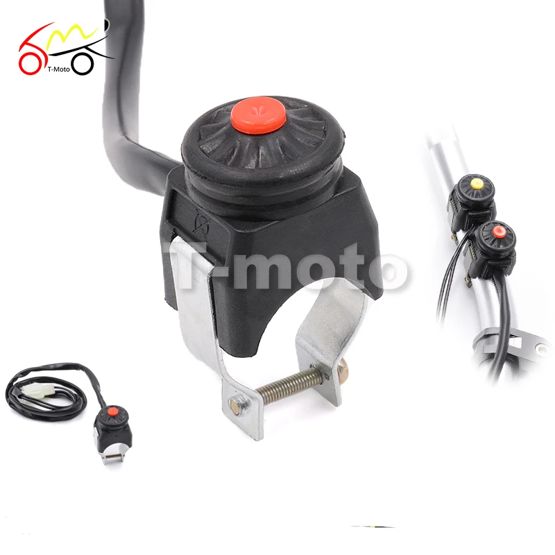 

Universal Kill Stop Switch Horn Button Fits for Motorcycle Pit Quad Start Horn Kill Off Stop Switch Button Motorbike Accessories