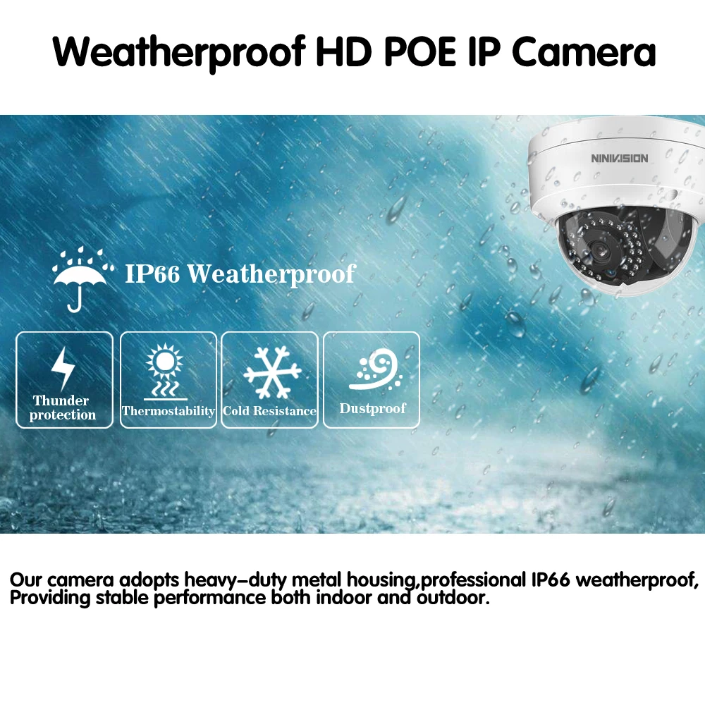 H.265 8CH POE NVR система видеонаблюдения 4 МП IP камера 2560*1440 ночное видение