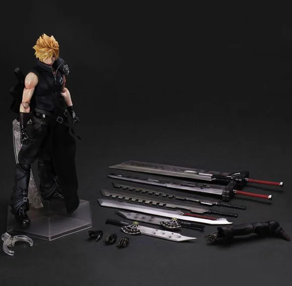 

Free Shipping 11" PA KAI Final Fantasy VII Cloud Strife Boxed 28cm PVC Action Figure Collection Model Doll Toy Gift