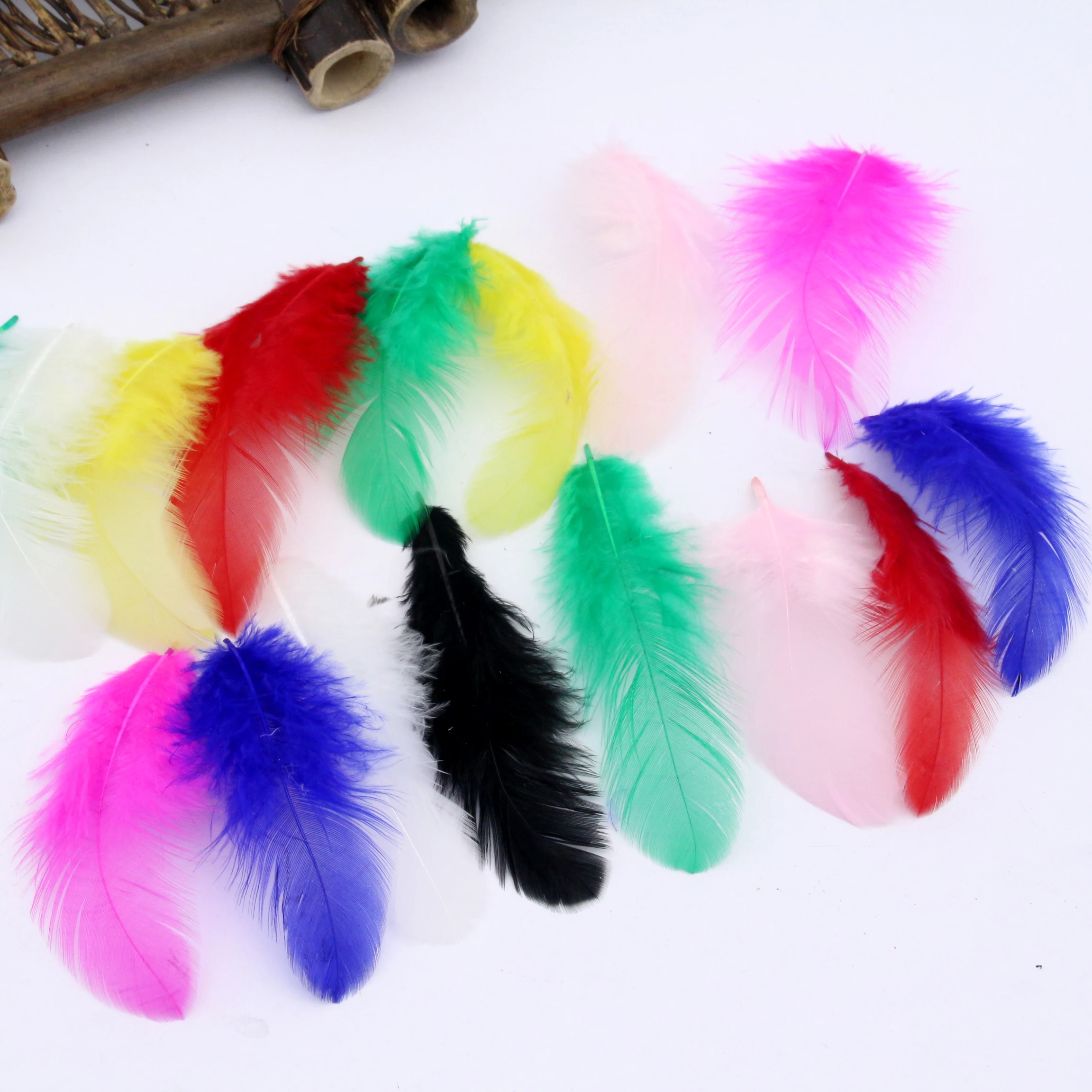 Arts DIY Apparel Sewing Feather Natural Dyeing Colorful Long 4 9CM