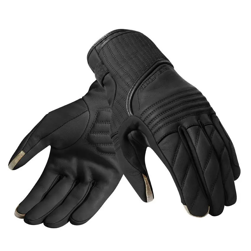 2019 Revit Vintage Motorcycle Gloves Leather Locomotive Motorbike Warm Retro Gloves Men Harley Full Finger Glove Touch Screen