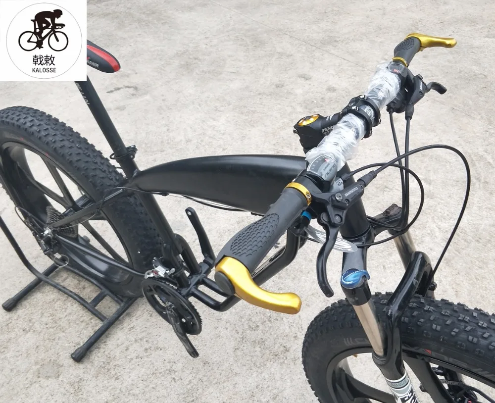 Flash Deal Kalosse 5 spokes wheels  aluminum alloy frame  Fat bike   Snow bike   26*4.0 inch tires   24/27/30 speed 3