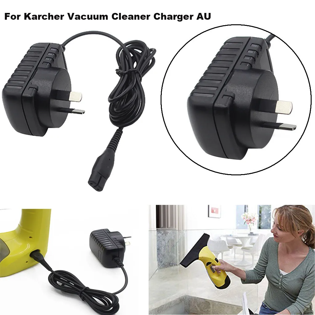 

NEW Portable Durable Automatic Protection For Karcher WV50 WV55 WV60 WV70 WV75 & WV2 WV5 Window Vac Plug Battery ChargerAU Home