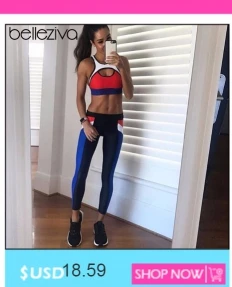 Belleziva, сексуальный спортивный костюм из 2 предметов, Женский комплект для йоги, бега, фитнеса, спортзала, комбинированный сетчатый спортивный комплект, женский тренировочный спортивный костюм