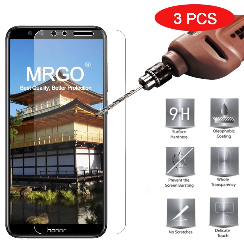 

Tempered Glass for Huawei Honor 9 Lite Screen Protector MRGO 9H 2.5D On Phone Protective Glass for Huawei Honor 9 Lite Glass