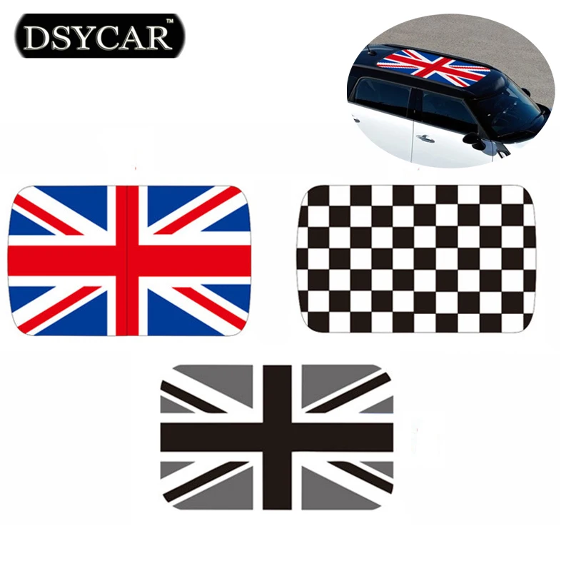 

DSYCAR perforated Car Roof Sticker Car-styling For mini cooper one cooper F55 F56 countryman exclusive size Don't need to cut