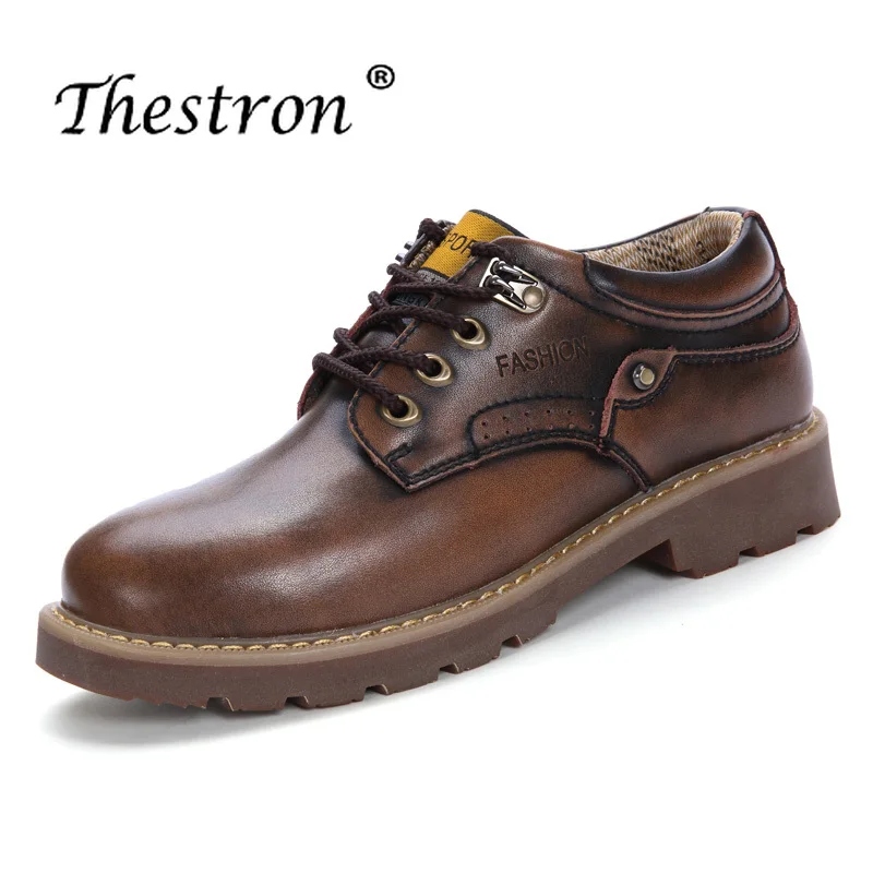 

Formal Shoes for Man Blue Brown Mens Dress Shoes Spring Autumn Male Footwear Rubber Bottom Anti-slip Walking Shoes Leather