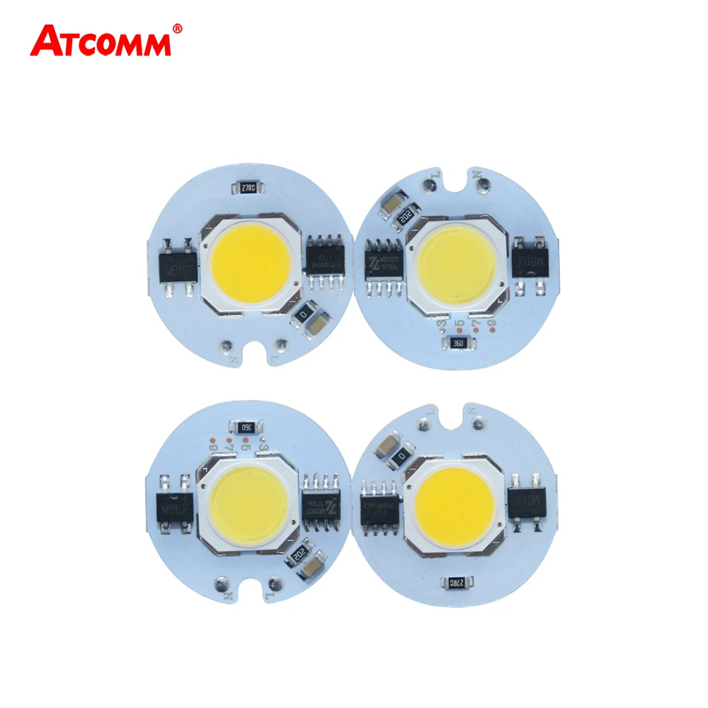 

3W 5W 7W 9W LED Diode Matrix Spotlight 110V 220V Input Smart IC High Lumen No Flicker COB LED Lamp Floodlight 4 Pieces/Lot