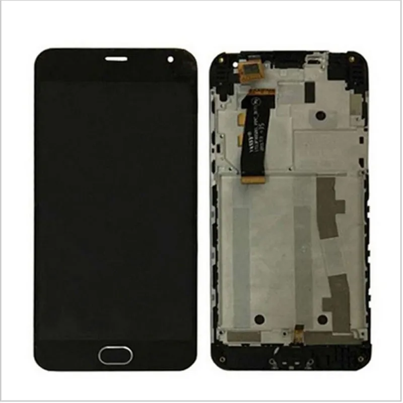 

For Meilan 2 LCD Display With Touch Screen Digitizer Assembly For Meizu M2 Mini LCD with Frame Free Shipping